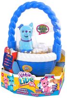 Little Live Pets, Mówiąco szczekający piesek w koszyku, niebieski, zabawka interaktywna