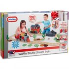 Little Tikes, Pociąg parowy, klocki wafle, zestaw, 177 elementów