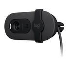 Logitech, Brio 100, webcam, kamerka internetowa, black