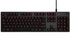 Logitech, klawiatura gamingowa, G413, mechaniczna, czarna