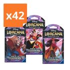 Lorcana, Disney, Rise Of The Floodborn, Booster, gra karciana, 42 szt.