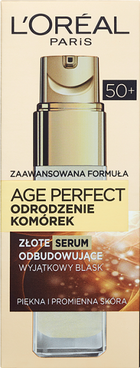 L'Oreal Paris, Age Perfect Odrodzenie Komórek 50+, Złote serum odbudowujące, 30 ml
