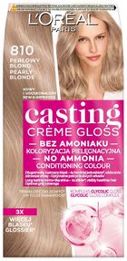 L'Oreal Paris, Casting Creme Gloss, krem koloryzujący, nr 810 perłowy blond