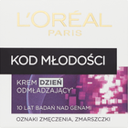 L'Oreal Paris, Kod Młodości, krem odmładzający na dzień, 50 ml