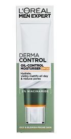 L'Oreal Paris, Men Expert Derma Control, krem nawilżający regulujący nadmiar sebum z SPF 30, 40 ml