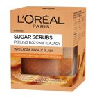 L'Oreal Paris, Sugar Scrubs, peeling rozświetlający, 3 cukry + olej z pestek winogron, 50 ml