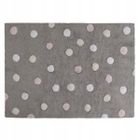 Lorena Canals, Topos Tricolor, dywan bawełniany, grey pink, 120-160 cm