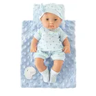 Lovely Baby, lalka bobas, niebieskie ubranko
