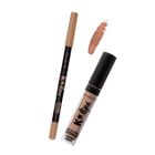 Lovely, K-Lips Matte Liquid Lipstick & Lip Liner, zestaw do wykonywania makijażu ust, nr 4, Neutral Beauty
