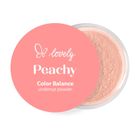 Lovely, Peachy Undereye Powder, sypki puder pod oczy, 3.5g