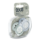 Lovi, Blossom Boy, smoczek silikonowy, dynamiczny, 6-18m, 2 szt.