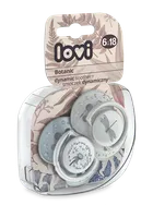 Lovi, Botanic Boy, smoczek silikonowy, dynamiczny, 6-18m, 2 szt.