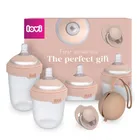 Lovi, Mammafeel, zestaw wyprawkowy: butelka, 150 ml + butelka, 250 ml + smoczek, 0-6m + silikonowe etui