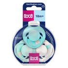Lovi, Prime, smoczek silikonowy, dynamiczny, Aqua Green, 18 m+, 3 szt.