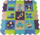 Ludi, piankowe puzzle podłogowe, niebieskie