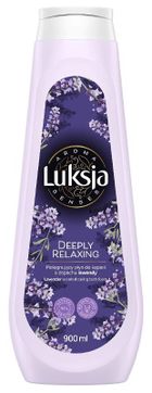 Luksja, Aroma Senses Deeply Relaxing, pielęgnujący płyn do kąpieli o zapachu lawendy, 900 ml