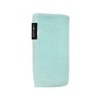 LullaLove, dziergany otulacz i kocyk bambusowy, elastyczna mgiełka, mięta, 90-90 cm