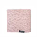 Lullalove, Premium, kocyk z wełny merino, termoregulacja, pudrowy róż, 90-100 cm