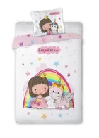 LuLuLand, Wróżka i Jednorożec, 2-częściowy komplet pościeli, 140-200 cm