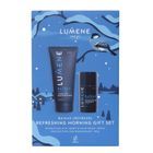 Lumene, Men Raikas Refreshing Morning, zestaw: Hydrating 2in1 Body & Hair Wash, żel pod prysznic, 200 ml + Protecting 24H Deodorant Stick, dezodorant w sztyfcie, 60g