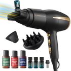 Lumineo, Professional Line, suszarka z dyfuzorem do serum jedwabny powiew + zestaw serum 3-20 ml