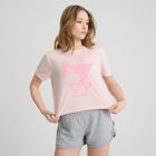 Luźna koszulka o krótszym kroju Kuromi NOWEAR