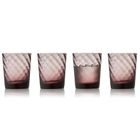 Lyngby Glas, szklanki do wody, Vienna, 4 szt., 300 ml, różowe
