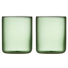 Lyngby Glas, Torino, kieliszki do wódki, zielone, 55 ml, 2 szt.