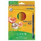 Lyra, Color Soft 4.0, kredki ołówkowe, 18 kolorów
