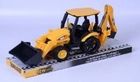 Macyszyn Toys, traktor koparka, żółty