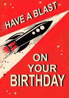 Madame Treacle, karnet urodzinowy z kopertą B6, Rakieta