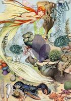 Madame Treacle, karnet z kopertą B6, brokatowy, Urodziny Morze