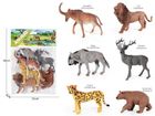 Madej, safari, zestaw figurek, 12,5 cm, 6 szt.