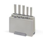 Maestro, zestaw noży i desek na podstawce, szary, MR-1412