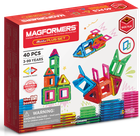 Magformers, Basic Plus, Mini Plus Set, klocki magnetyczne, 40 elementów