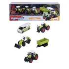 Majorette, Claas, pojazdy wiejskie, modele pojazdów, resoraki, 1:64, 5 szt.