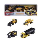 Majorette, Volvo, modele pojazdów budowlanych, 1:64, 4 szt.