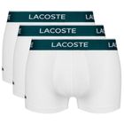 Majtki bokserki męskie, białe, zestaw, 3 szt., Lacoste