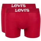 Majtki bokserki męskie, czerwone, zestaw, 2 szt., Levi's