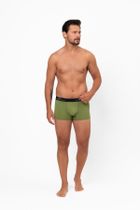 Majtki bokserki męskie, khaki, Aleksander, Italian Fashion