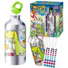 Maksik, butelka do samodzielnego ozdobienia, dinozaur