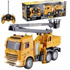 Maksik, ciężarówka, pojazd zdalnie sterowany z drabiną i koszem