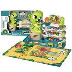 Maksik, Dinozaur, parking z autami, 3-poziomowy