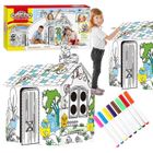 Maksik, Domek, karton do malowania, rozmiar XXL