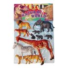 Maksik, dzikie zwierzęta, zestaw figurek