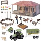 Maksik, farma domek rolnika, zestaw figurek