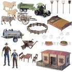 Maksik, farma z domem rolnika, zestaw figurek