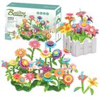 Maksik, kwiatki, klocki konstrukcyjne, 141 elementów