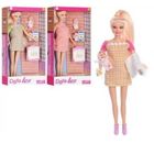 Maksik, lalka z dzieckiem i akcesoriami