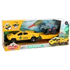 Maksik, pojazd do montażu z przyczepą i dinozaurem